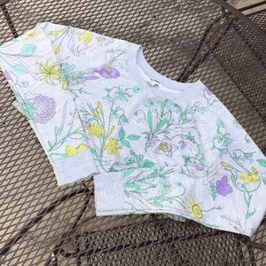 Floral sweatshirt